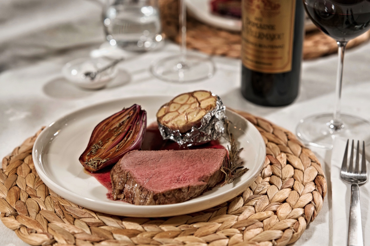Fillet on a Porcini Mushroom Mirror
