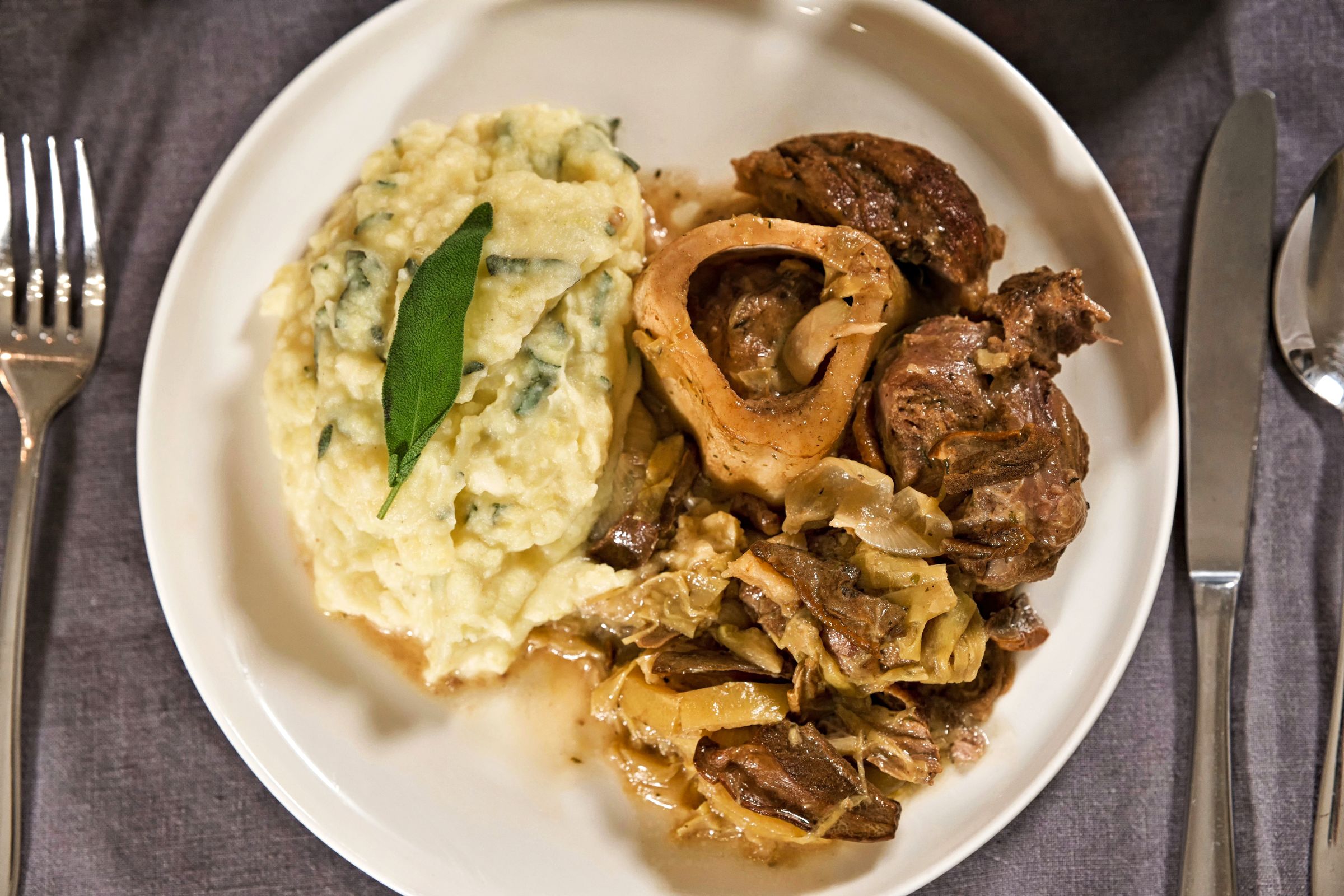 Ossobuco ai Funghi Porcini e Carciofi
